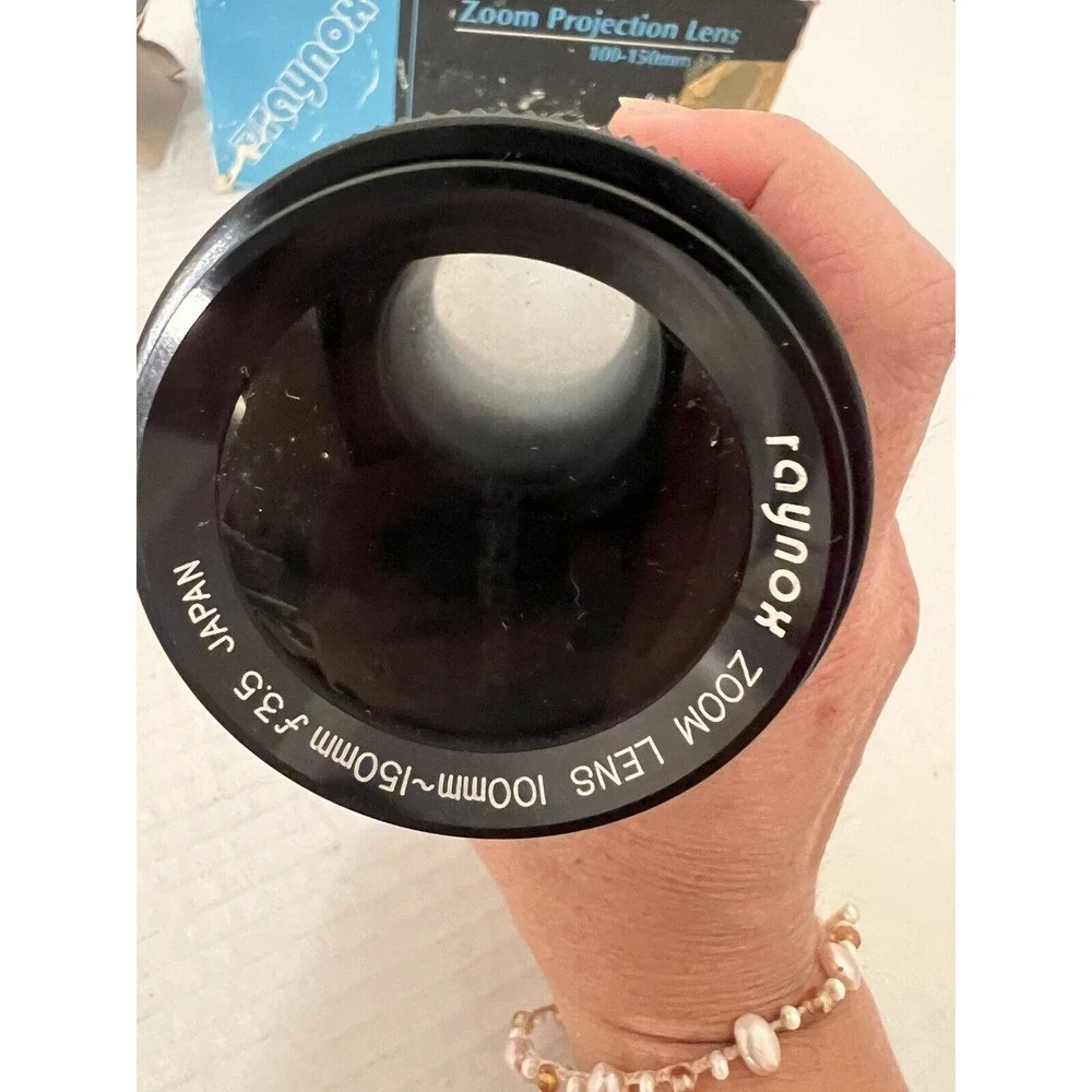 Vintage Raynox‎ Projection Lens 100-150mm Zoom f3.5-Original Box-Untested